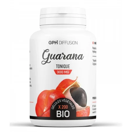 GPH DIFFUSION GUARANA Bio 200 gélules – Couleur naturelle et soin éclatant