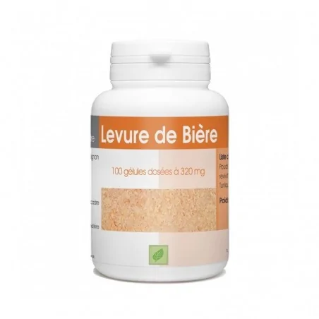 GPH DIFFUSION LEVURE DE BIÈRE - REVIVIFIABLE - 320MG - 100 GÉLULES – Couleur naturelle et soin éclatant