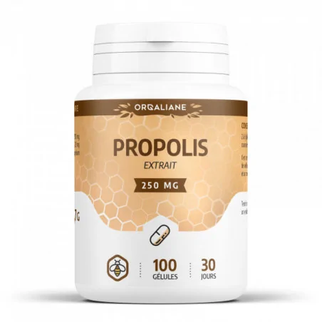 GPH DIFFUSION PROPOLIS - 100 GÉLULES À 250 MG – Couleur naturelle et soin éclatant
