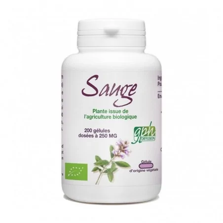 GPH DIFFUSION SAUGE Bio 200 gélules – Couleur naturelle et soin éclatant