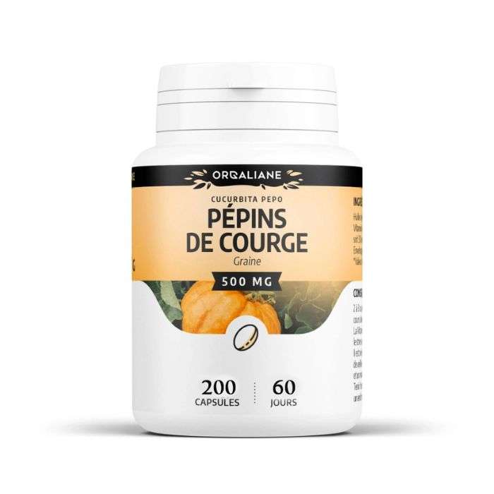 GPH PEPINS DE COURGE 500 MG 200 CAPSULES – Couleur naturelle et soin éclatant