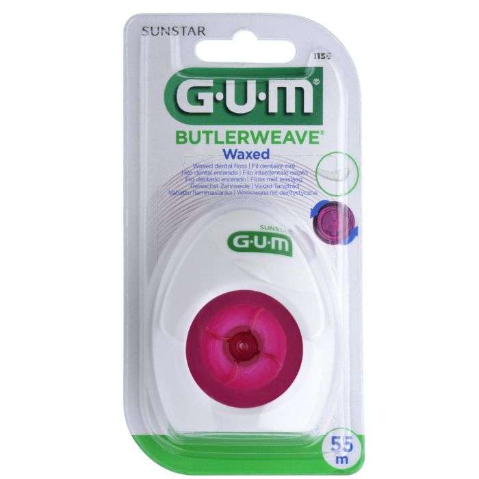 GUM FIL DENTAIRE BUTLERWEAVE CIRE LARGES ESPACES REF 1155