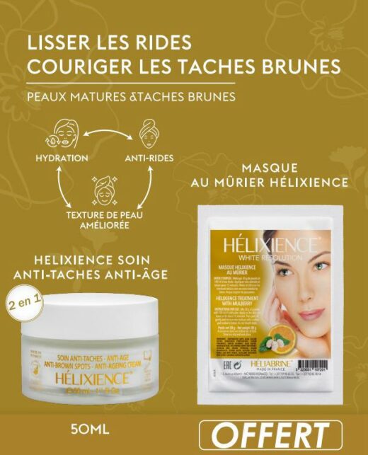 HELIABRINE HELIXIENCE WHITE RESOLUTION SOIN ANTI-TACHES = Masque Offert