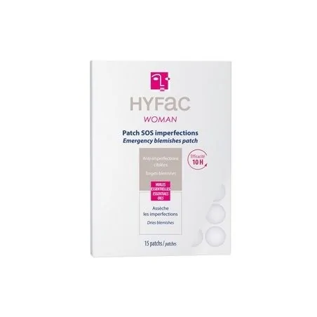 HYFAC WOMAN PATCHS SOS ANTI-IMPERFECTIONS SACHET DE 15 PATCHS