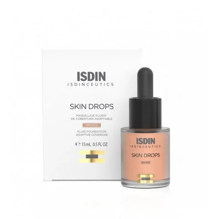 ISDIN ISDINCEUTIQUE Skin Drops Bronze 15ml – Couleur naturelle et soin éclatant