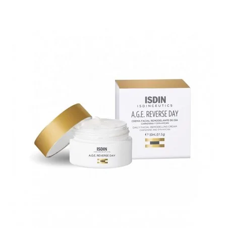 Isdinceutics A.G.E. Reverse Soin Visage Remodelant DAY 51,5 g – Couleur naturelle et soin éclatant