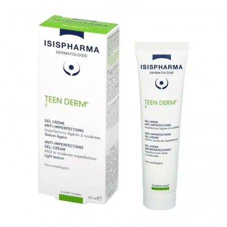 ISIS PHARMA TEEN DERM K GEL CRÈME ANTI IMPERFECTIONS 30ML