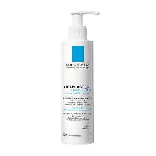 La Roche-Posay Cicaplast B5 Gel Lavant Peau Irritée et Fragilisée | 200ml – Couleur naturelle et soin éclatant