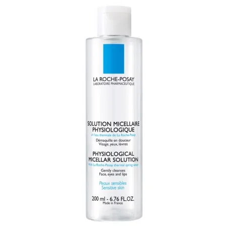 LA ROCHE-POSAY SOLUTION MICELLAIRE PHYSIOLOGIQUE 200ml Démaquille En Douceur - Visage, Yeux Et Lèvres – Couleur naturelle et soin éclatant