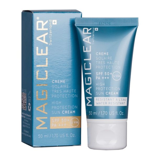 MAGICLEAR CREME SOLAIRE ANTI AGE INVISIBLE SPF 50+ 50 ML – Couleur naturelle et soin éclatant