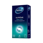 Manix SUPREME Sans Latex Préservatif lubrifié. Boîte de 10