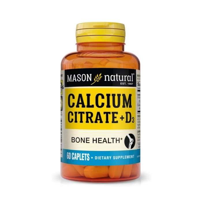 MASON NATURAL CALCIUM CITRATE +D3 60 COMPRIMES – Couleur naturelle et soin éclatant