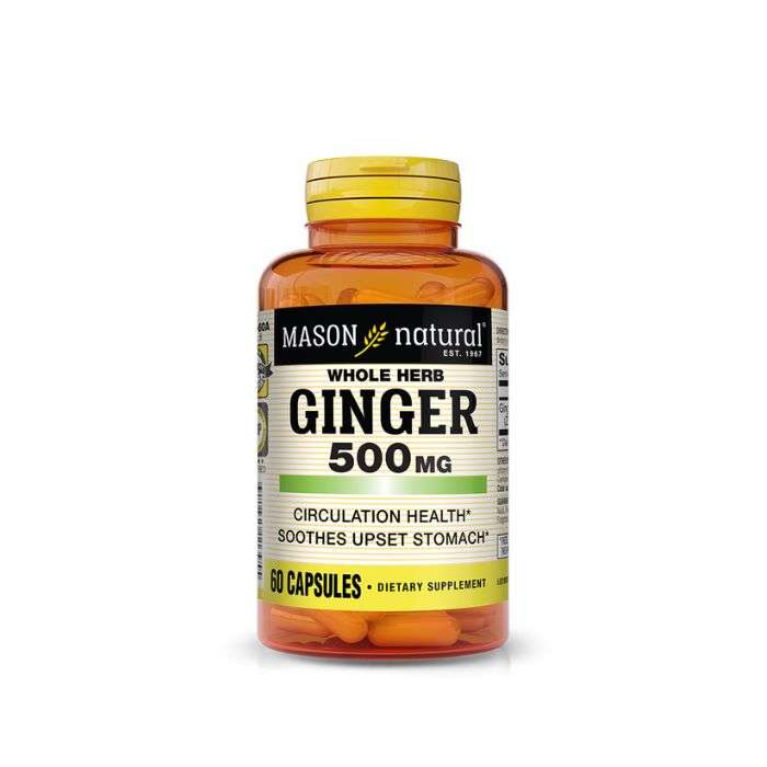 MASON NATURAL GINGER 500MG 60 CAPSULES – Couleur naturelle et soin éclatant