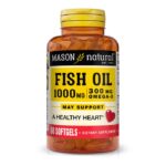 MASON NATURAL HUILE DE POISSON 1000 MG OMEGA 3 300 MG 60 GELULES