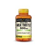 MASON NATURAL WHOLE HERB MILK THISTLE 500 MG 60 CAPSULES