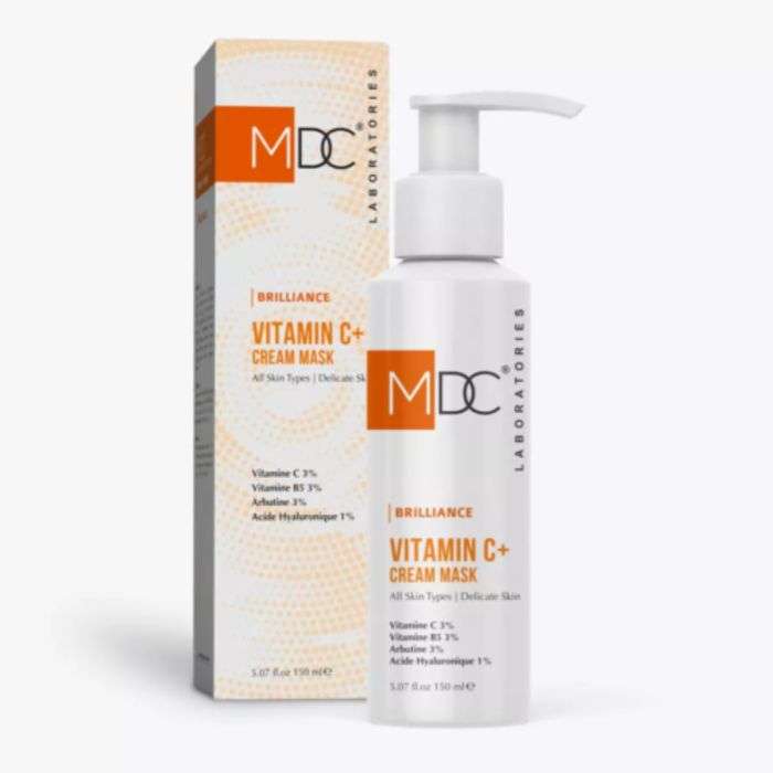 MDC BRILLANCE CREME MASQUE VITAMINE C+ 150ML – Couleur naturelle et soin éclatant