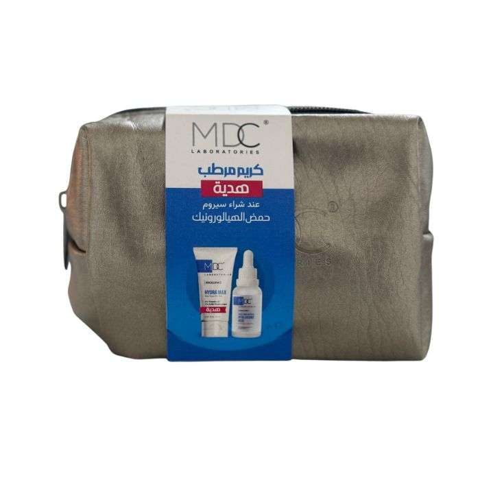 MDC OFFRE EXCELLENCE ACIDE HYALURONIQUE 30 ML+ CREME HYDRATANTE 30ML + TROUSSE OFFERTE – Couleur naturelle et soin éclatant