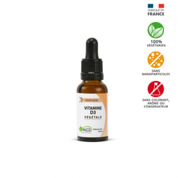 MGD SOUPLESSE VITAMINE D3 20ML â Couleur naturelle et soin Ă©clatant
