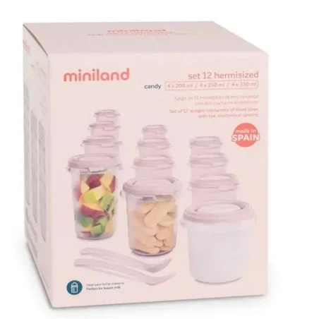MINILAND BABY SET 12 POTS DE CONSERVATION CANDY - 89529