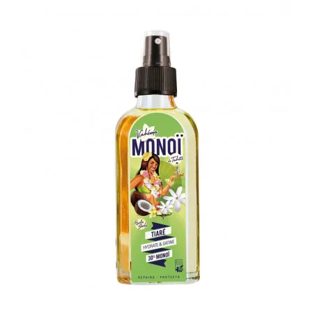 MONOÏ DE TAHITI HUILE SÈCHE TIARÉ HYDRATE ET SATINE 30% 100 ML