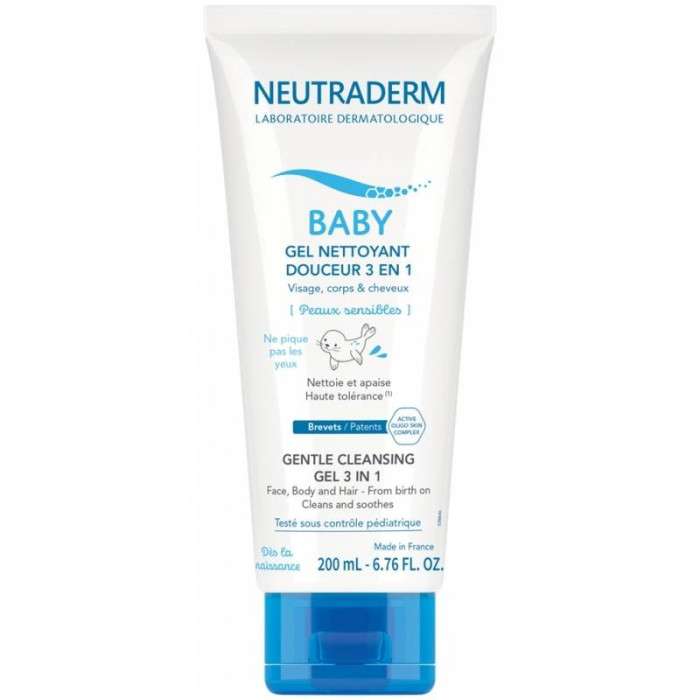 NEUTRADERM GEL NETTOYANT DOUCEUR 3 EN 1 200 ML