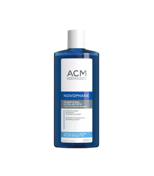 ACM – Novophane Shampooing ultra-nutritif – 200ml – Couleur naturelle et soin éclatant