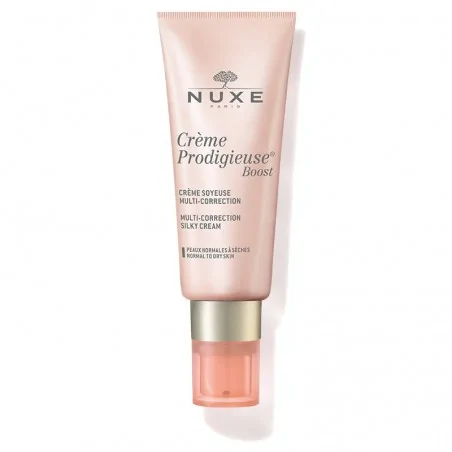 NUXE CRÈME PRODIGIEUSE BOOST CRÈME SOYEUSE MULTI- CORRECTION PEAUX NORMALES À SÈCHES 40 ML – Couleur naturelle et soin éclatant