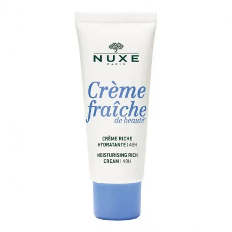 NUXE CREME FRAICHE DE BEAUTE 30ML PEAUX SÈCHES – Couleur naturelle et soin éclatant