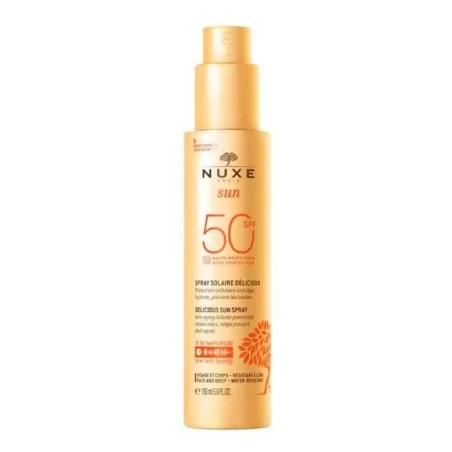 NUXE SUN SPRAY SOLAIRE DELICIEUX 150 ML SPF 50 – Couleur naturelle et soin éclatant