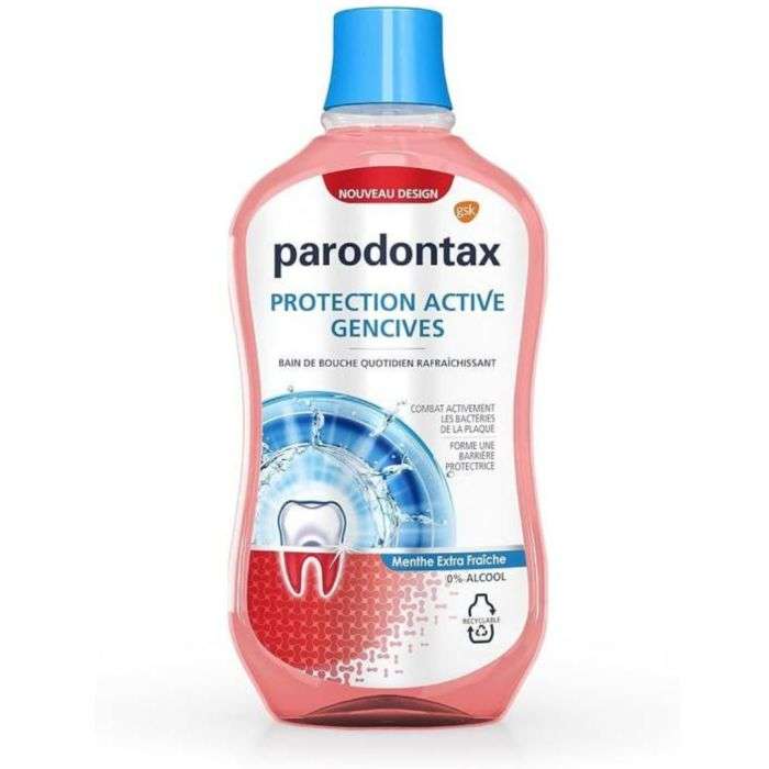 PARODONTAX BAIN DE BOUCHE QUOTIDIEN RAFRAICHISSANT 500 ML