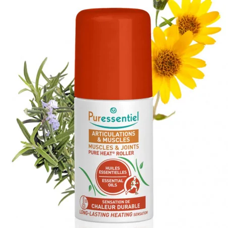 Puressentiel ARTICULATION & MUSCLES PUREHEAT ROLLER 75ML – Couleur naturelle et soin éclatant