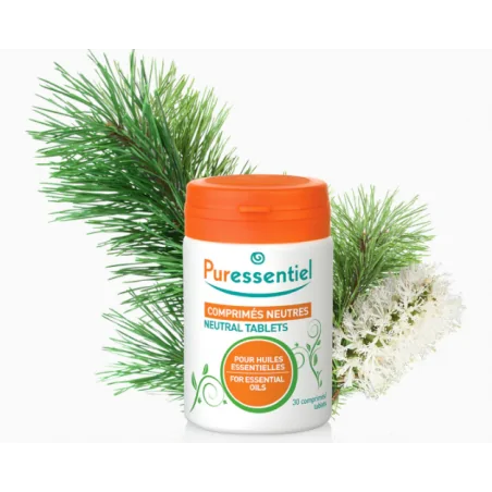 PURESSENTIEL HE COMPRIMES NEUTRES 30U â Couleur naturelle et soin Ă©clatant