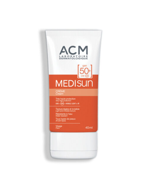 ACM – Medisun Crème Solaire Invisible – SPF 50+ – 40ml – Couleur naturelle et soin éclatant