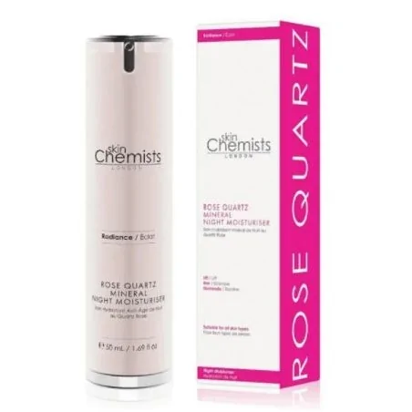 SkinChemists Soin Hydratant Anti-Âge De Nuit Au Quartz Rose 50ml