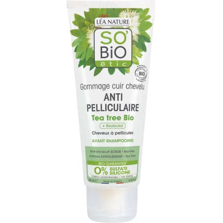 SO BIO GOMMAGE AVANT SHAMPOING TEA TREE 200ML