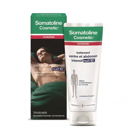 Somatoline Traitement ventre et abdomen Intensif Nuit 10 HOMME 250ml – Couleur naturelle et soin éclatant
