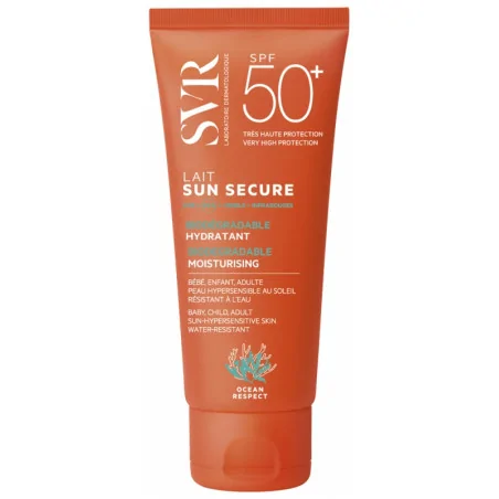 SVR SUN SECURE LAIT BIODEGRADABLE SPF 50+ 250ML – Couleur naturelle et soin éclatant
