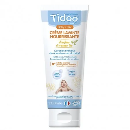 Tidoo Crème Lavante Nourrissante à la Fleur d’Oranger 200ml