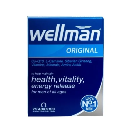 VITABIOTICS WELLMAN ORIGINAL 30 COMPRIMES – Couleur naturelle et soin éclatant