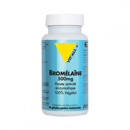 VITâALL+ BromĂ©laĂŻne 60 GĂ©lules â Couleur naturelle et soin Ă©clatant