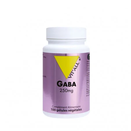 VITâALL+ Gaba 250Mg 100 GĂ©lules â Couleur naturelle et soin Ă©clatant