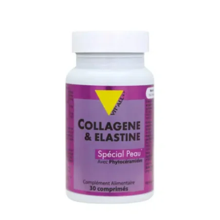 VIT’ALL+ COLLAGENE & ELASTINE 30 COMPRIMES – Couleur naturelle et soin éclatant