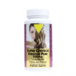 VIT’ALL+ SUPER CHEVEUX KERATINE PURE 50 GELULES – Couleur naturelle et soin éclatant