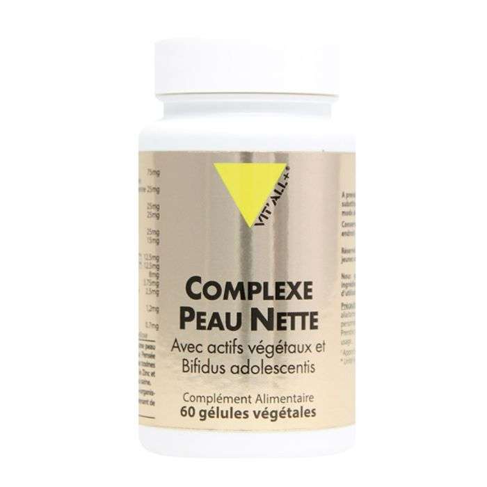 VITALL+ COMPLEXE PEAU NETTE 60 GELULES – Couleur naturelle et soin éclatant
